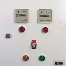 ΜΕΤΑΛΛΙΚΟΣ ΠΙΝΑΚΑΣ ΩΡΟΜΕΤΡΗΤΩΝ ΑΥΤΟΝΟΜΙΑΣ ΘΕΡΜΑΝΣΗΣ ΜΕ ΡΕΛΕ 2Δ
