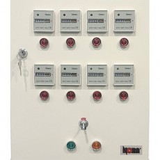 ΜΕΤΑΛΛΙΚΟΣ ΠΙΝΑΚΑΣ ΩΡΟΜΕΤΡΗΤΩΝ ΑΥΤΟΝΟΜΙΑΣ ΘΕΡΜΑΝΣΗΣ ΜΕ ΡΕΛΕ 8Δ, 5Κ