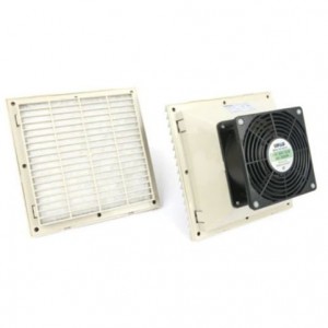 ΠΛΑΙΣΙΟ ΕΞΟΔΟΥ ΜΕ ΦΙΛΤΡΟ NR6623.300 IP43 (RAL7032) 117X117X