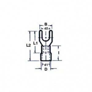 INSUL.SPADE TERMINALS VS2-6