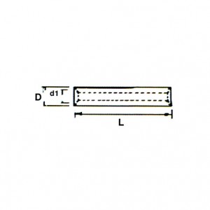 NON-INSUL.BUTT CONNECT.  L1.5 (1.5mm²)