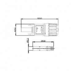 MC4 SOLAR CONNECTOR FEMALE (4-6mm2) 1500V