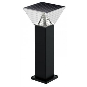 ΗΛΙΑΚΟ ΦΩΤΙΣΤΙΚΟ BOLLARD LED ΤΕΤΡΑΓΩΝΟ ΜΕ 60cm ΚΟΛΩΝΑΚΙ