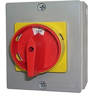 4 POLE POWER SWITCH IN A BOX SALZER 4X32A