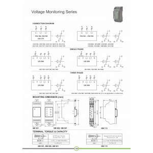 SUPPLY RELAY, DIN RAIL TYPE, 3PHASE AND MONOPHASE WITH NEUTRAL MD71BH
