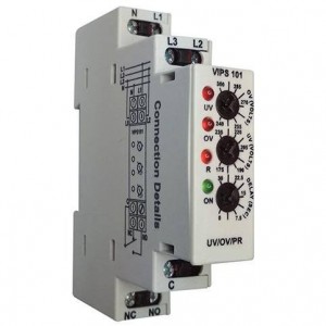 RAIL VOLTAGE MONITOR, 3PHASIC WITH NEUTRAL VIPS101