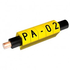 ΣΗΜΑΝΣΗ ΚΑΛΩΔΙΩΝ ΠΕΡΑΣΤΗ PA 02/3 0,2-1,5ΜΜ2 ΚΙΤΡΙΝΟ ΧΑΡΑΚΤΗΡΕΣ +
