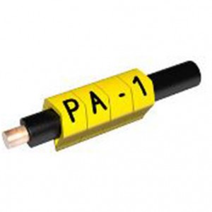 PA 1/3 - CLOSED PROFILE SINGLE YELLOW MARKER LETTERS:T