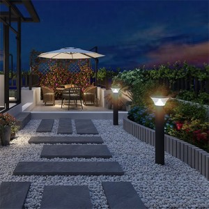 SOLAR LIGHT BOLLARD LED ROUND
